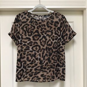 Sheer maternity top